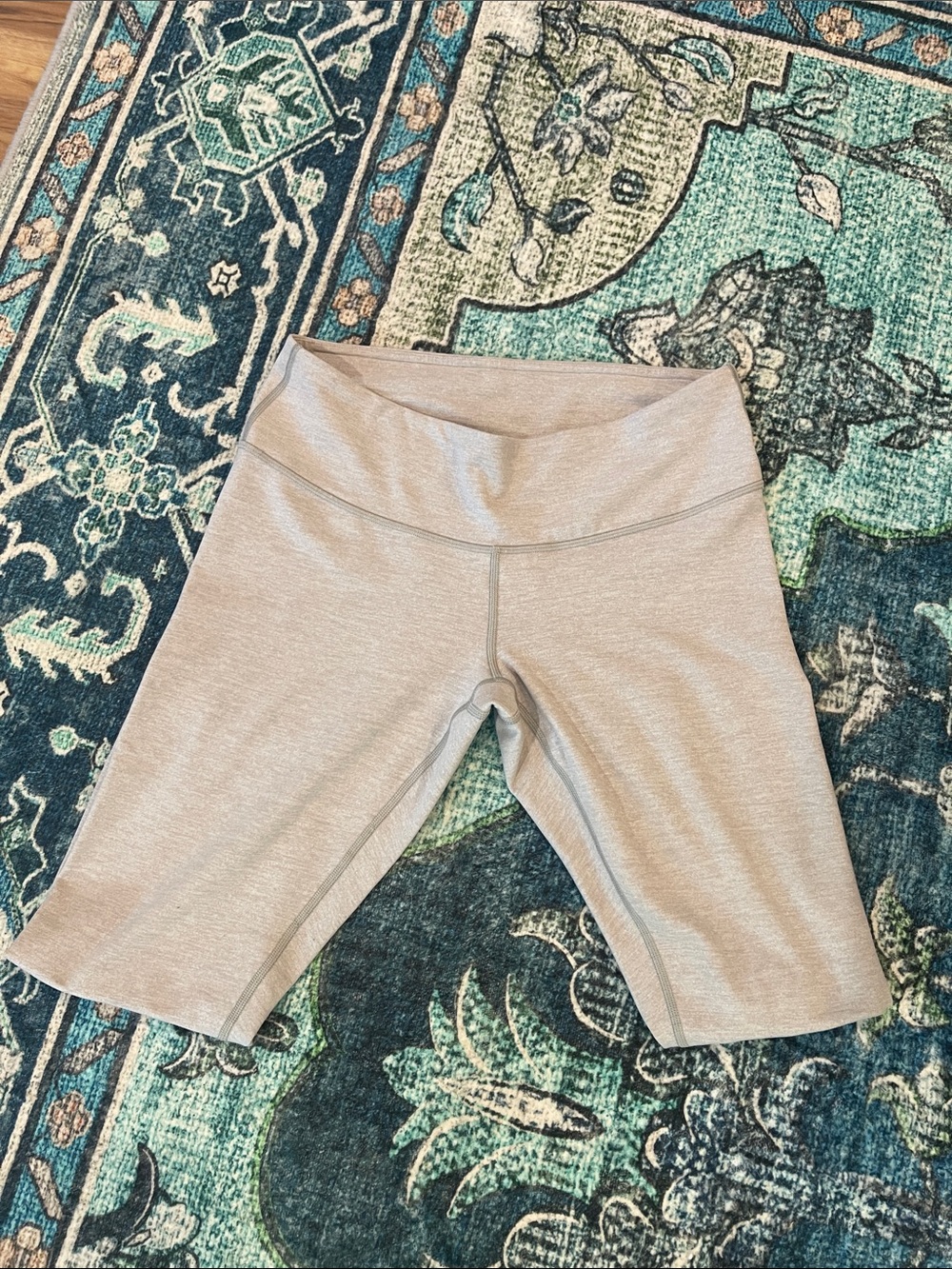 lululemon athletica Heathered  Gray Crop Leggings